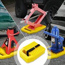 [4 piezas] Bloques de nivelación, almohadillas estabilizadoras de gato para ruedas de caravana o autocaravana, de 8.8"X6.5" - Amarillo - Ver 6