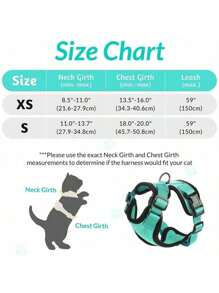 Cat Harness And For Walking, Escape Proof Soft Adjustable Vest Harnesses For Cats - Purple - View 3