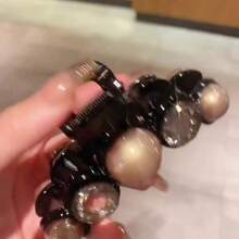 1pc Faux Pearl Hair Claw Clip, Versatile For Women
