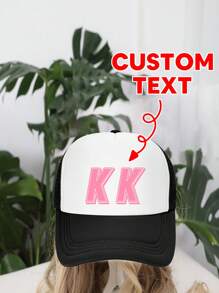 [Customized] 1pc Customizable Baseball Cap With Printed Photo, Logo, Or Text, Unisex Trucker Hat Design, Suitable For Parties, Holidays, Anniversaries - Multicolor - View 10