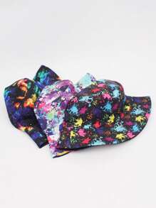 1pc Unisex Painted Graffiti Print Bucket Hat, Versatile Casual Outdoor Bucket Hat Suitable For Everyday Use In Spring And Summer - Graffiti - View 6