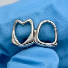 THATBOY 2件套牙齿装饰，带星形立方氧化锆牙冠，微镶上下牙套，男女通用饰品 - 彩色 - 查看 13