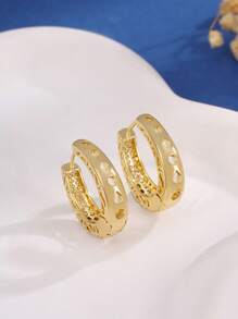 Newsoul 1pair Unique Beans Hoop Earring Ladies Jewelry For Women 925 Sterling Silver Simple And Unique Fat Moon Earring Fine Jewelry Gift For Girl Daily Dating Decor For Sisters Friendship