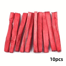 5/10pcs 4 Inch Dragon's Blood Palo Santo Holy Wood Incense Sticks, Powerful Purification, Protective Amulet, Stress Relief, Meditation, Ritual, Home Decor, Party Decoration For Cleansing Spaces And Meditation, Gift