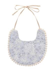 1pc Personalized Embroidery Name Baby Bib, Decorate & Gift For Baby Boy/Girl - Multicolor - View 27