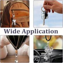 10/20/30pcs Metal Lobster Claw Clasp, Swivel Quick Snap Keychain Hook, Keychain Hook For Keychain Making DIY Crafts Sling Making Accessories For Bag Keychain Connector Jewelry Making