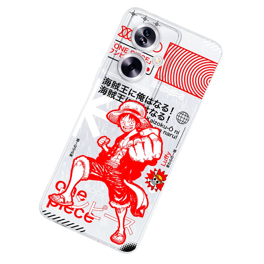 Case Compatible With Oppo  Straw Hat, Protector For Oppo One Piece, Case For Oppo One Piece, Case For Oppo One Piece Anti-Drop Shockproof TPU. - Transparent - View 1