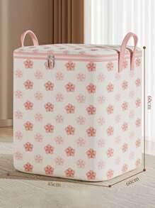 1pc, Large Capacity Waterproof Storage Bag - Durable Nylon, Non-Woven Fabric, Thickened Design Of Quilts And Clothing - Ideal For Family Organization And Holiday Packaging, Quilt Bags, Luggage Storage Bins,Room Decor,Bedroom Decor,Home Decor