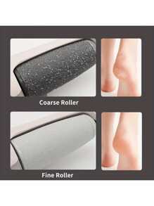 1 pieza Máquina eléctrica para eliminar la piel muerta de los pies, Afilador eléctrico de pies, Limas electrónicas de pies, Lima electrónica creativa para pies, Herramienta exfoliante para el hogar, Eliminador recargable de callosidades de los pies, Juego de pedicura profesional Eliminador de piel muerta Masajeador de pies - Rosa vieja - Ver 6