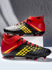 男子足球鞋高帮足球鞋户外透气运动专业钉鞋青少年男孩足球鞋男女通用
