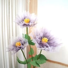 1pc 40cm Artificial Large Peony Flower Arch Decor, Party Wedding Photography Backdrop Prop, Handmade Art DIY Indoor Outdoor Wedding Decoration (Excluding Leaves And Stand) - Multicolor - View 7