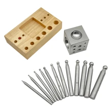 3mm To 34mm Dapping Doming Punch Set, Jewelry Making Metal Forming Tool Kit, Jewelry Making Jingle Bell Tool, Assorted Size Jewelry Punching Tools - Multicolor - View 5