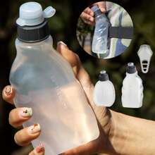 1pc Portable Outdoor Hiking Marathon Sport Water Bottle - Multicolor - View 7