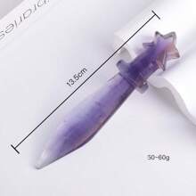 独特的天然水晶剑雕刻 - 非常适合家居装饰和生日、万圣节和圣诞节礼物、DIY 工艺品、珠宝图案、DIY 珠宝制作配件 - 彩色 - 查看 6