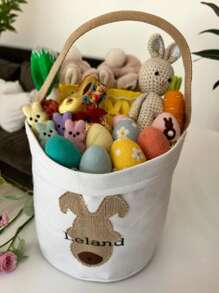 12pcs Easter Felted Eggs Bulk Basket Decor Kit Easter Needle Wool Felted Egg Pastel Decorative Hanging Ornament For Easter Party Decoration Gift Basket Stuffers Fillers Classroom Prize Supplies Surprise Party Favor Easter Tree Decor - Multicolor - View 5