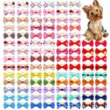 With Rubber Band Puppy Bows Handmade Movable Pet Bowknot For Dogs Pet Dog Hair Accessories Pet Supplies