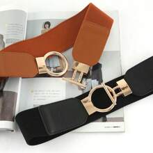 1 件女士可调节腰带，弹性宽腰带装饰 - 腰封 - 查看 5