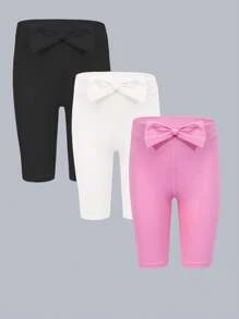 Tween Girl Summer Solid Color Sweet Cute 2 In 1 Dress With Leggings,Simple Cas - Multicolor - View 6