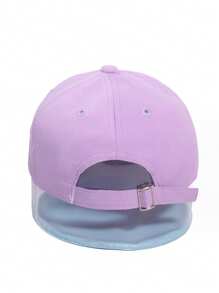 1 pieza Gorra de béisbol con bordado floral unisex para niños, linda y versátil, corona suave, ala curva, transpirable, para deportes al aire libre, campamento, protección solar