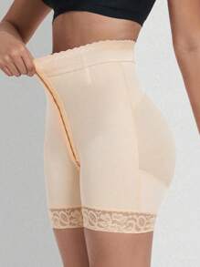 Black 4 Bones Slimming Pant Women's High Waist Shapewear Bottoms ,Body Shaperwear Panty ,Tummy Control And Butt Lifting Shorts,Waist Trainer Girdle Tightly Bind Body Zip Crotch,Daily Wear - Apricot - View 4