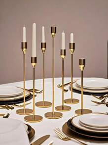 3 Stücke/Set Eisen Kerzenhalter, dekorativer Kerzenständer - Kerzenhalter für Hochzeit, Essen, Party - antikes Messing, Kamin Dekoration Kerzenständer Tisch Dekoration Säulenkerzenhalter für Hochzeit, Zuhause Dekoration, Feiertagsparty Dekoration, Festival Zuhause Dekoration