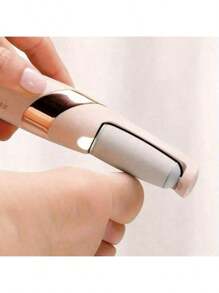 1 pieza Máquina eléctrica para eliminar la piel muerta de los pies, Afilador eléctrico de pies, Limas electrónicas de pies, Lima electrónica creativa para pies, Herramienta exfoliante para el hogar, Eliminador recargable de callosidades de los pies, Juego de pedicura profesional Eliminador de piel muerta Masajeador de pies - Rosa vieja - Ver 3