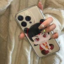 كفر هاتف سيليكون شفاف رومانسي فني إبداعي عالي الجودة متوافق مع هواتف أيفون 16 برو ماكس، أيفون 15 برو ماكس، أيفون 14 برو ماكس، أيفون 13 برو ماكس، أيفون 12 برو ماكس، أيفون 11 برو ماكس، أيفون 16 برو، أيفون 15 برو، أيفون 14 برو، أيفون 13 برو، أيفون 12 برو، أيفون 16، أيفون 15، أيفون 14، أيفون 13، أيفون 12، مع طباعة كرتونية لزهرة الإفيليوم الوادن