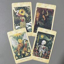 Solar Kingdom Tarot - 78pcs Vintage Tarot Cards Fortune Telling Game