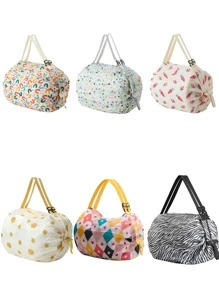 Reusable Grocery Bags With Handles Large Capacity Foldable Shopping Bag Packable Washable Duffle Bag Storage Tote Bag Mother's Day Flowers, Personalized Gifts For Mom, Last Minute Gifts, Mother's Day Ideas, Mothering Sunday Gifts, Handmade Cards For Mum, Best Mother's Day Gifts Under $50 Summer Cooling,Beach,Travel - Multicolor - View 13