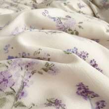 3/4 件薰衣草床上用品套装、波西米亚花卉涤纶羽绒被套装、田园风格花卉羽绒被套装、轻盈柔软透气双面花园风格床上用品、丁香花羽绒被套、薰衣草植物床上用品（1 个羽绒被套 + 1 张床单 + 1/2 个枕套，不含被子和填充物）