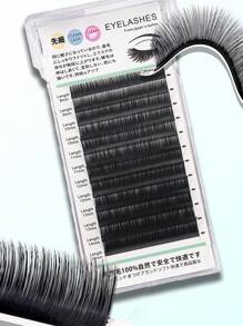 Fengxiu Eyelash 12Rows C/D Brown 5D Flower Lashes Spikes Eyelash Extensions Fluffy Volume Fans Wispy Lash Premade