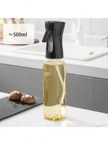 1pc PET Oil Spray Bottle, 200ml/300ml/500ml, Pulverizador de óleo de cozinha para Air Fryer, Assar, Fritar, Churrasco, Salada, Cabeleireiro