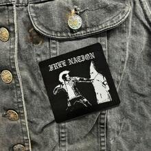 Free Country Punk, Goth Clothing Embroidered Patches - Multicolor - View 4