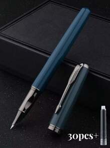 [Tùy chỉnh] 1 chiếc bút máy tùy chỉnh thanh lịch và thời trang có khắc chữ trên thân bút, ngòi bút mảnh 0,5mm hoặc ngòi bút cực mảnh 0,38mm, viết mượt mà, có kẹp túi, hộp mực có thể nạp lại, bao gồm 1 hộp quà tặng, 30 hộp mực nạp lại (đường kính 3,4mm), lý tưởng để viết hàng ngày, viết thư pháp, ký tên, quà tặng cho Ngày lễ tình nhân, Giáng sinh, Ngày của cha, Ngày nhà giáo, Lễ tạ ơn, quà tặng cá nhân hóa Trở lại trường học - nhiều màu - Xem 28