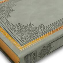 256-Page Lined Notebook,100gsm Paper Thick Diary Journal,Vintage Style PU Leather Hard Cover Notebook With Elastic Band,B6 Size 5.1" X 7.1",School Supplies,Back To School - B6 - View 3