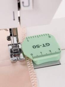 1 pieza Guía de costura magnética de doble uso con escala - Tope de borde portátil y de fácil instalación para coser con precisión, Guía de costura magnética para máquinas de coser, Suministros y accesorios de costura