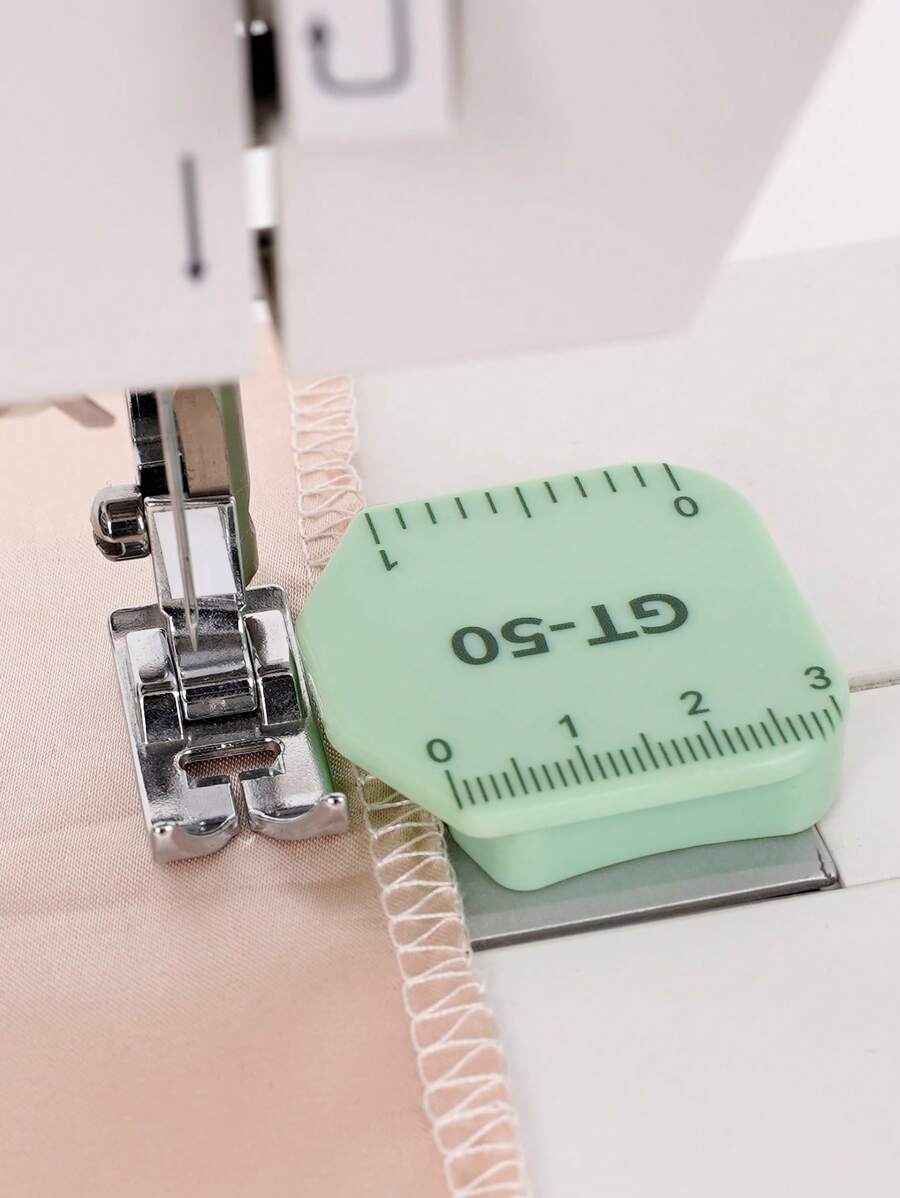 1 pieza Guía de costura magnética de doble uso con escala - Tope de borde portátil y de fácil instalación para coser con precisión, Guía de costura magnética para máquinas de coser, Suministros y accesorios de costura