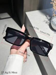 1 Pair Unisex Bohemian Style Fashion Sunglasses, Suitable For Sports, Travel, Beach, Driving, UV Protection, Outdoor, Holiday, Street, Fishing, Golf, Party, Sun Protection