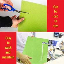10pcs Reusable Fridge Mats, Washable Plastic Fruit & Vegetable Preservation Pads, Anti-Mold Drawer Liners, Breathable Design To Extend Freshness, Kitchen Refrigerator Liners - Moisture-proof Pad - View 8
