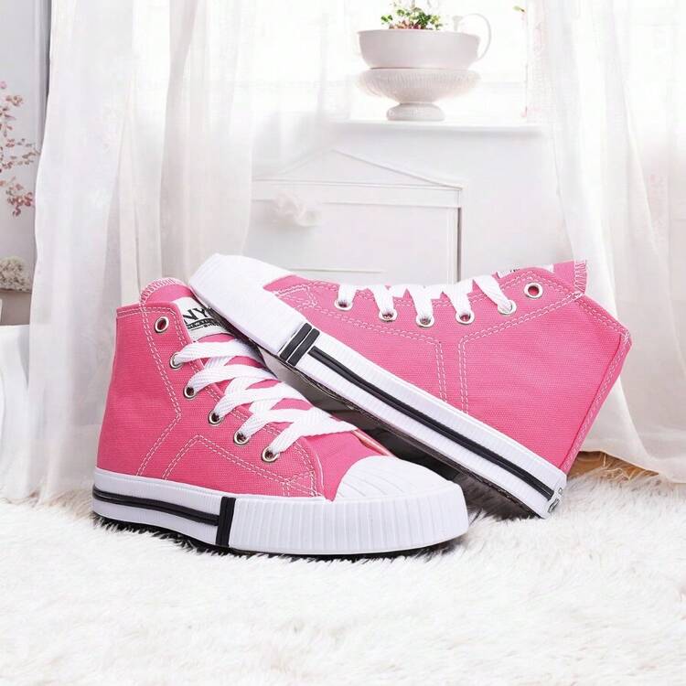 Nyc Shoes Star Girls' Bootie Sneakers - Màu Hồng Tươi - Xem 1