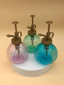 1 件装塑料南瓜形园艺喷雾瓶，复古风格手动压力喷雾器，适用于多肉植物 - 彩色 - 查看 6