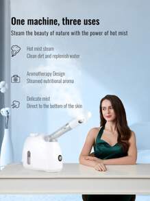 K·SKIN KSKIN 家用便携式面部蒸汽机美容面部喷雾器水疗蒸汽机纳米面部蒸汽机 - 英規插(220-240V) - 查看 7