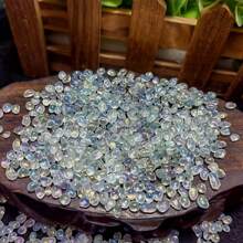 50g/100g/200g Piedras trituradas de Moonstone cristal Decoraciones para acuarios, paisajismo, manualidades DIY para decoración del hogar, jardín, relleno para jarrones, regalos de Halloween, yoga y meditación