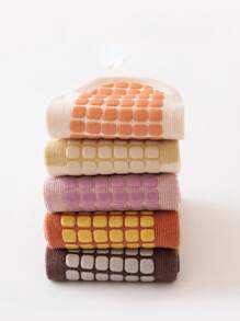 5 Pairs Cartoon Baby Socks, Anti-Slip Soft Bottom Floor Socks For Toddlers, Suitable For Daily Wear