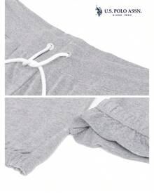 U.S. Polo Assn. Womens Sweatpants Joggers, French Terry Lounge Pants For Women - 希瑟.格雷 - 查看 5