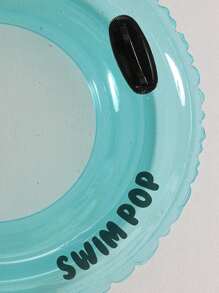 1 pieza Flotador inflable transparente para piscina y playa, accesorio perfecto para regalo de verano - Azul - Ver 6