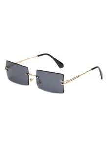 Rimless Fashion Glasses For Women Men Luxury Vintage Fashion Shades Travel Outdoor Glasses
