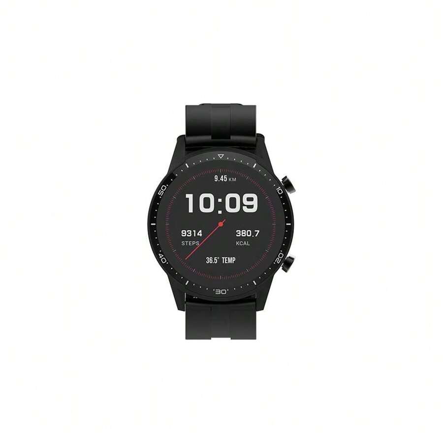 Smartwatch SWB26T con función de termómetro, para hombres/mujeres, modo multideportivo, cámara, monitor de sueño, actividad física ✅ Entrega 24/48h - Negro - Ver 1