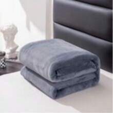 1 Super Soft Flannel Blanket, Lightweight Plush Throw Blanket For Beds, Sofas And Travel Couch - 深灰色 - 查看 7