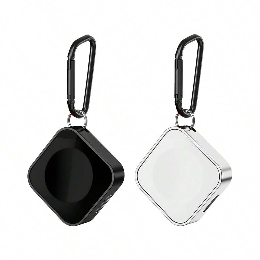 带双 Type-C 和 Lightning 端口的磁性手表充电器，兼容 Apple Watch Series 9、8、7、6、5、4、3、2、1、SE、超快速充电